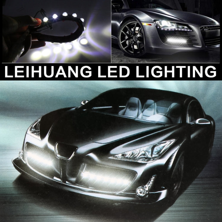 18LEDs SMD-5050 DC12V / 4W / 5500K / 200LM Car Daytime Running Light - In Car by buy2fix | Online Shopping UK | buy2fix