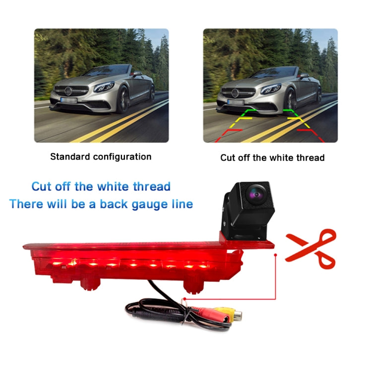 PZ470 Car Waterproof 170 Degree Brake Light View Camera for Volkswagen T5 / T6 2010-2017 - In Car by buy2fix | Online Shopping UK | buy2fix