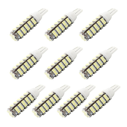 10 PCS T10 DC12V / 1.5W / 6500K / 75LM Car Clearance Lights Reading Lamp with 68LEDs SMD-3020 Lamp Beads - In Car by buy2fix | Online Shopping UK | buy2fix