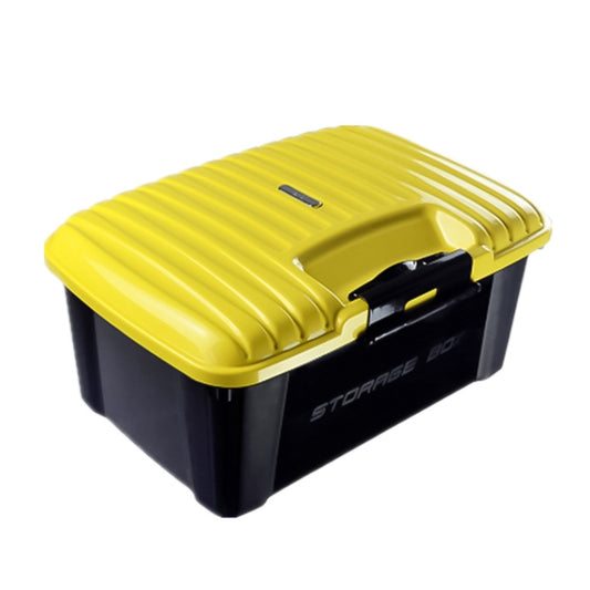 3R-2001 Car / Household Storage Box Sealed Box, Capacity: 30L (Yellow) - Stowing Tidying by 3R | Online Shopping UK | buy2fix