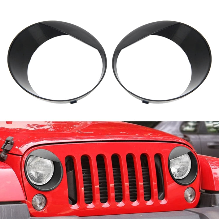 Car Headlight Lampshade for Jeep Wrangler JL 2018- - In Car by buy2fix | Online Shopping UK | buy2fix
