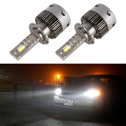 1 Pair D Series D4 Car HID Ballast to LED Headlight DC12V 35W 6000K 7000LM, 7040 Lamp Bead - In Car by buy2fix | Online Shopping UK | buy2fix