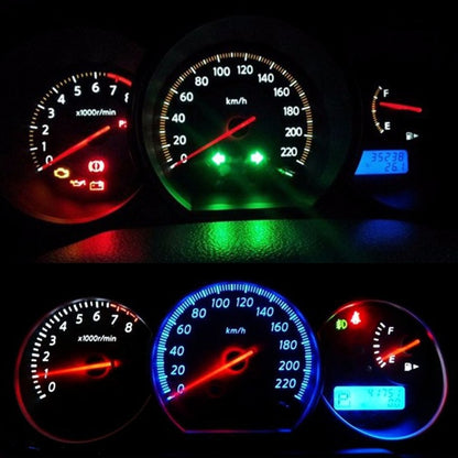 10 in 1 Car T5 0.2W DC12V Instrument Panel LED Decorative Light(Ice Blue Light) - In Car by buy2fix | Online Shopping UK | buy2fix