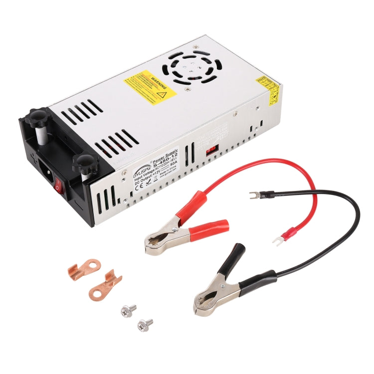 S-480-12 DC12V 480W 40A DIY Regulated DC Switching Power Supply Power Inverter with Clip - In Car by buy2fix | Online Shopping UK | buy2fix