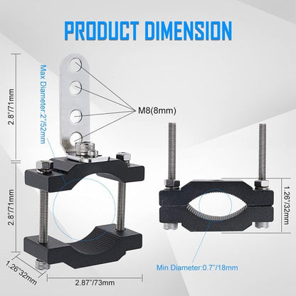 Y-020 Universal Adjustable Pipe Clamp Bracket - In Car by buy2fix | Online Shopping UK | buy2fix