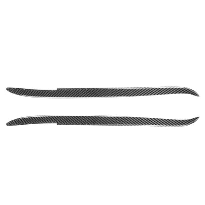 2 PCS / Set Carbon Fiber Car Lamp Eyebrow Decorative Sticker for BMW E39 1997-2003, Drop Glue Version - In Car by buy2fix | Online Shopping UK | buy2fix