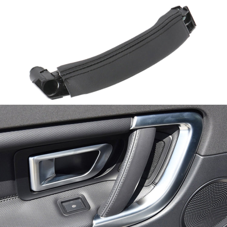 For Land Rover Discovery 2015-2019 Car Leather Texture Inside Door Left Handle LR076163, Left Driving - In Car by buy2fix | Online Shopping UK | buy2fix