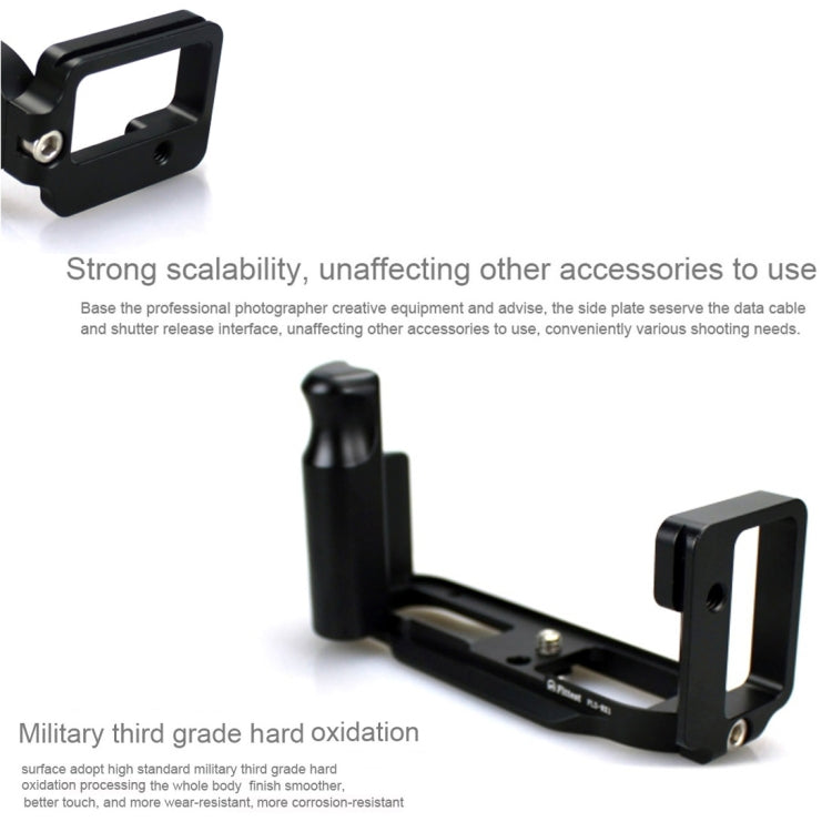 FITTEST FLS-RX1 Vertical Shoot Quick Release L Plate Bracket Base Holder for Sony RX1 (Black) - L-Bracket by FITTEST | Online Shopping UK | buy2fix