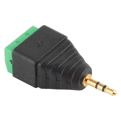 2.5mm Male Plug 3 Pole 3 Pin Terminal Block Stereo Audio Connector - Audio Adapter by buy2fix | Online Shopping UK | buy2fix