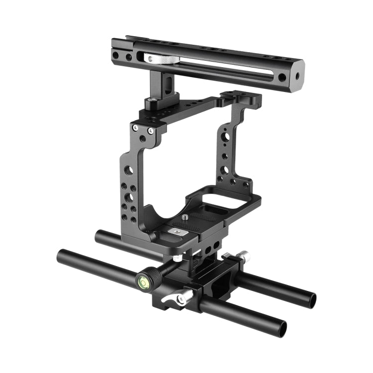 YELANGU C15 YLG0711A Video Camera Cage Stabilizer with Handle & Rail Rod for Nikon Z6 / Z7(Black) - Camera Cage by YELANGU | Online Shopping UK | buy2fix