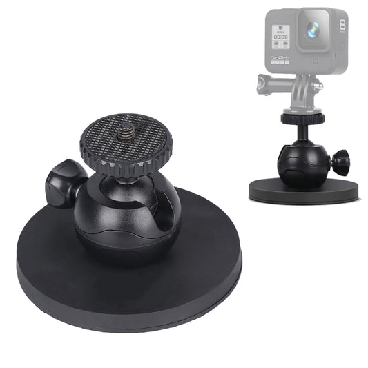 Car Suction Cup Mount Bracket for GoPro Hero11 Black / HERO10 Black / HERO9 Black / HERO8 Black /7 /6 /5 /5 Session /4 Session /4 /3+ /3 /2 /1, Xiaoyi and Other Action Cameras, Style: Single Suction Cup(Black) - DJI & GoPro Accessories by buy2fix | Online Shopping UK | buy2fix