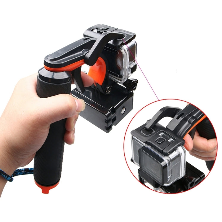 Shutter Trigger + Floating Hand Grip Diving Buoyancy Stick with Adjustable Anti-lost Strap & Screw & Wrench for GoPro HERO7 /6 Black /5 Black - DJI & GoPro Accessories by buy2fix | Online Shopping UK | buy2fix