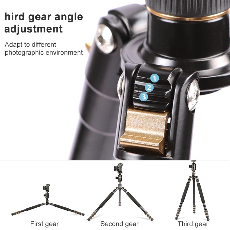 TRIOPO 554 Adjustable Portable  Aluminum Alloy Tripod with D-2A Ball Head for SLR Camera - Tripods by TRIOPO | Online Shopping UK | buy2fix