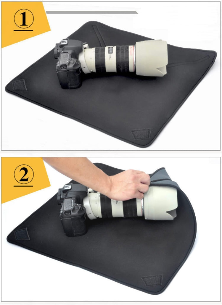 Shockproof Neoprene Bag Magic Wrap Blanket for Canon / Nikon / Sony Camera Lens, Size: 35 x 35cm - Camera Accessories by buy2fix | Online Shopping UK | buy2fix