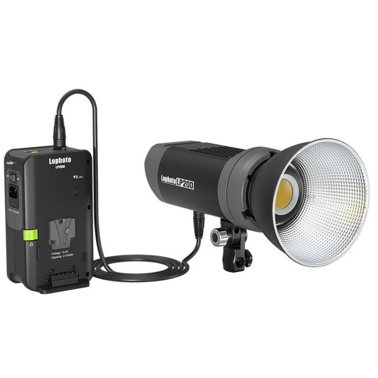 Lophoto LP-200 200W Continuous Light LED Studio Video Fill Light(EU Plug) - Shoe Mount Flashes by TRIOPO | Online Shopping UK | buy2fix