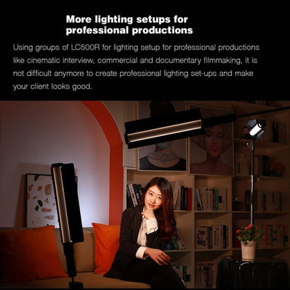 Godox LC500R RGB Full Color LED Light Stick Handheld Fill Light with Remote Control(US Plug) - Camera Accessories by Godox | Online Shopping UK | buy2fix