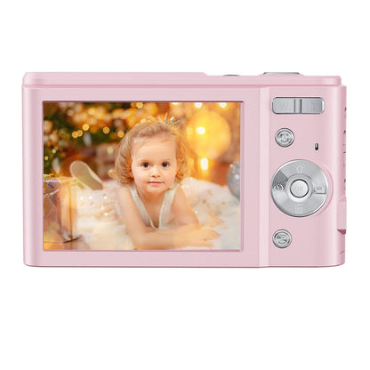 DC311 2.4 inch 36MP 16X Zoom 2.7K Full HD Digital Camera Children Card Camera, AU Plug (Pink) - Consumer Electronics by buy2fix | Online Shopping UK | buy2fix