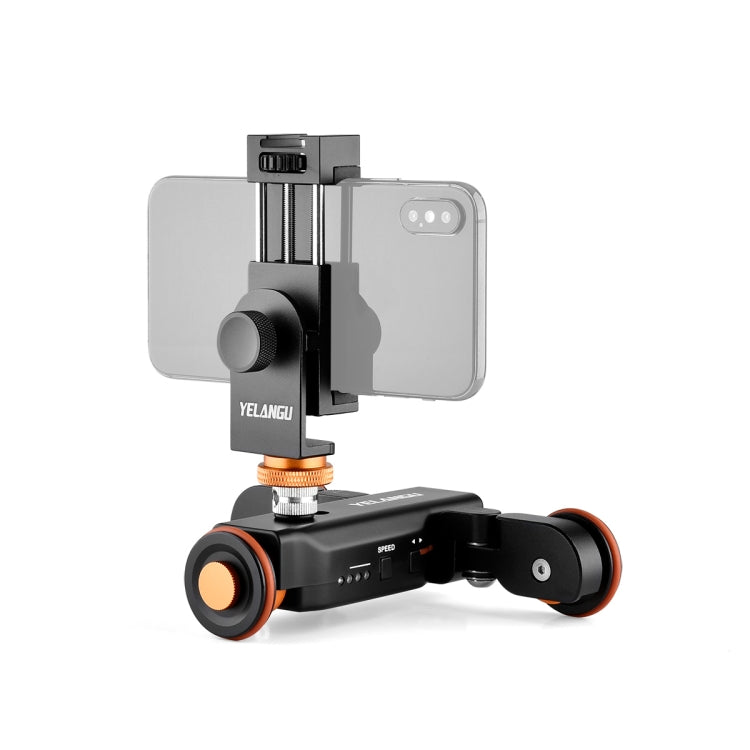 YELANGU L4X Camera Wheel Dolly + PC03 Phone Clamp with Remote, Load: 3kg - Camera Accessories by YELANGU | Online Shopping UK | buy2fix