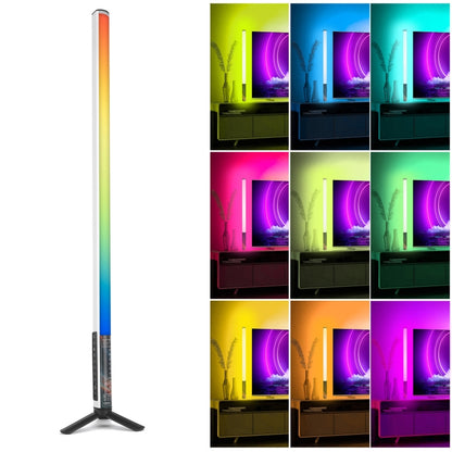 LUXCeO Mood1 85cm RGB Colorful Atmosphere Rhythm LED Stick Handheld Video Photo Fill Light with Tripod -  by LUXCeO | Online Shopping UK | buy2fix