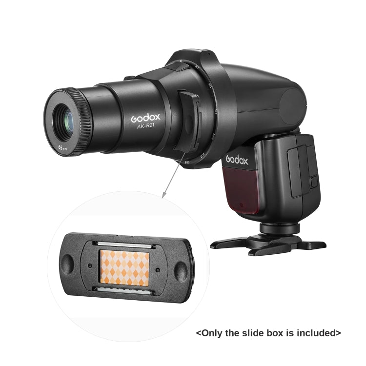 Godox AK-R26 Slide Box for AK-R21 Projection Attachment(Black) - Shoe Mount Flashes by Godox | Online Shopping UK | buy2fix