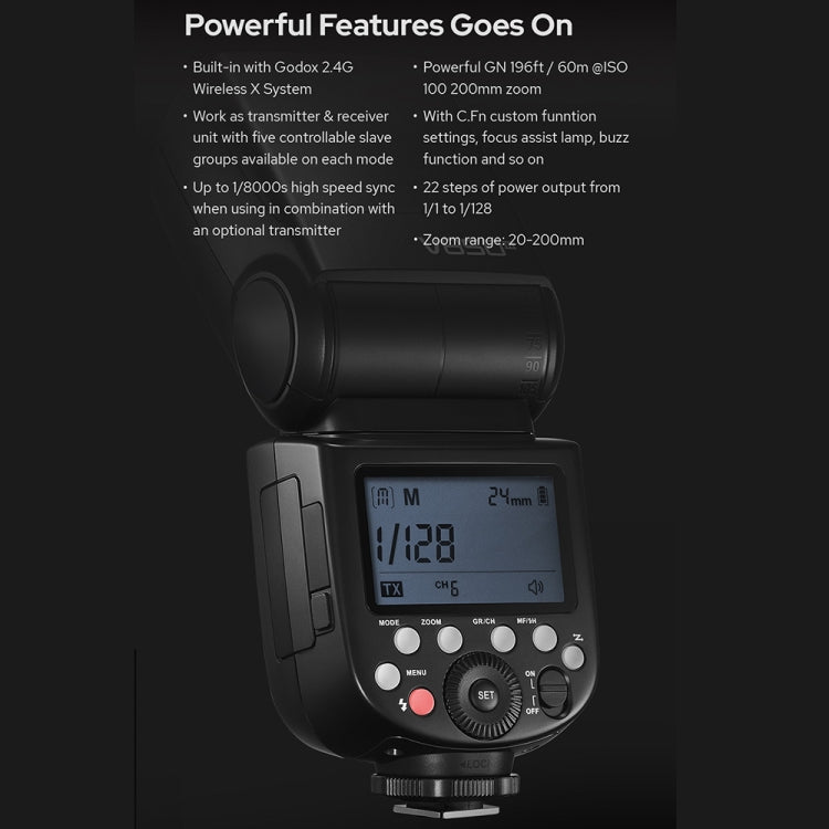 Godox V850III 2.4GHz Wireless Flash Speedlite Camera Light(EU Plug) - Shoe Mount Flashes by Godox | Online Shopping UK | buy2fix