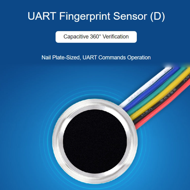 Waveshare Round UART Capacitive Fingerprint Sensor - Modules Expansions Accessories by WAVESHARE | Online Shopping UK | buy2fix