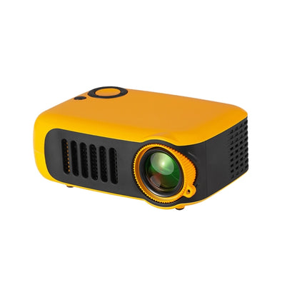 A2000 Portable Projector 800 Lumen LCD Home Theater Video Projector, Support 1080P, AU Plug (Yellow) - Consumer Electronics by buy2fix | Online Shopping UK | buy2fix