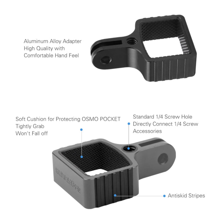 Sunnylife OP-Q9200 Metal Adapter + Headband  for DJI OSMO Pocket - DJI & GoPro Accessories by Sunnylife | Online Shopping UK | buy2fix