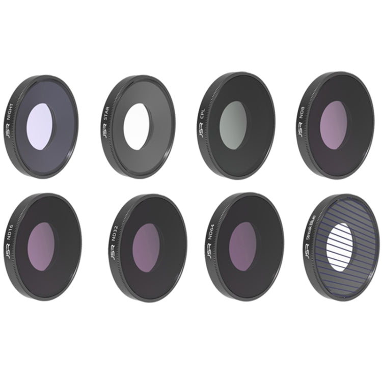 JSR 8 in 1 Streak Blue CPL ND8 ND16 ND32 ND64 STAR NIGHT Lens Filter For DJI Osmo Action 3 -  by JSR | Online Shopping UK | buy2fix