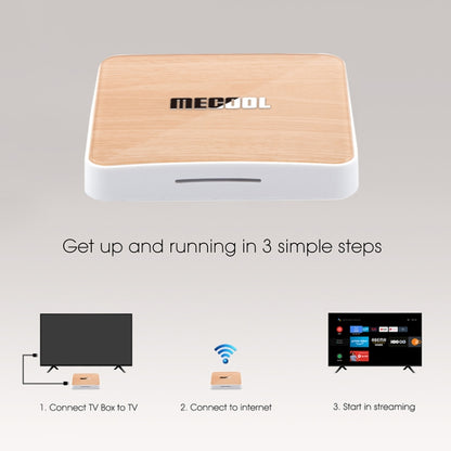 MECOOL KM6 4K Smart TV BOX Android 10.0 Media Player wtih Remote Control, Amlogic S905X4 Quad Core ARM Cortex A55, RAM: 4GB, ROM: 64GB, Support WiFi, Bluetooth, Ethernet, US Plug - Consumer Electronics by MECOOL | Online Shopping UK | buy2fix