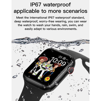 T500+ 1.75 inch IPS Screen IP67 Waterproof Smart Watch, Support Sleep Monitor / Heart Rate Monitor / Bluetooth Call, Style:Solo Loop Strap(Red) - Smart Wear by buy2fix | Online Shopping UK | buy2fix