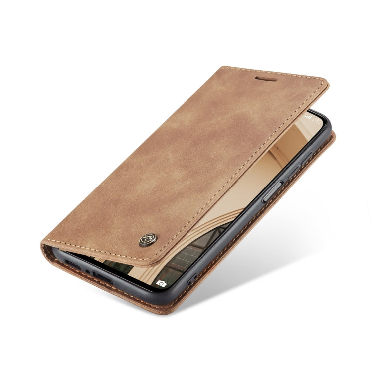 For Xiaomi Mi 10T 5G / 10T Pro 5G CaseMe-013 Multifunctional Retro Frosted Horizontal Flip Leather Case with Card Slot & Holder & Wallet(Brown) - Xiaomi Cases by CaseMe | Online Shopping UK | buy2fix