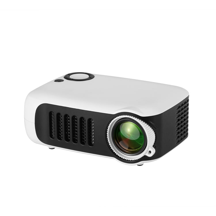 TRANSJEE A2000 320x240P 1000 ANSI Lumens Mini Home Theater HD Digital Projector, Plug Type: UK Plug(White) - Consumer Electronics by buy2fix | Online Shopping UK | buy2fix