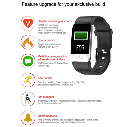 T1S 1.14 inch Screen IP67 Waterproof Smart Bracelet, Support Blood Oxygen Monitoring / Body Temperature Monitoring / Heart Rate Monitoring(Red) - Smart Wear by buy2fix | Online Shopping UK | buy2fix