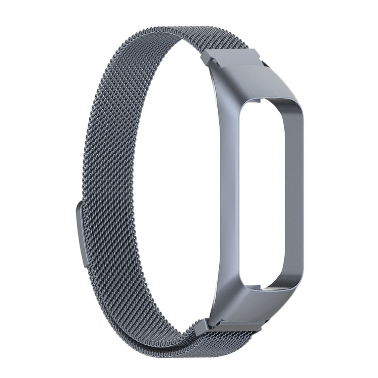 For Samsung Galaxy Fit 2 SM-R220 Milanese Watch Band(Grey) - Smart Wear by buy2fix | Online Shopping UK | buy2fix