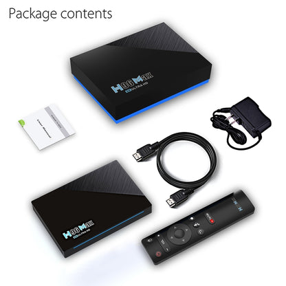 H96 Max 8K Smart TV BOX Android 11.0 Media Player with Remote Control, Quad Core RK3566, RAM: 8GB, ROM: 64GB, Dual Frequency 2.4GHz WiFi / 5G, Plug Type:US Plug - Consumer Electronics by buy2fix | Online Shopping UK | buy2fix