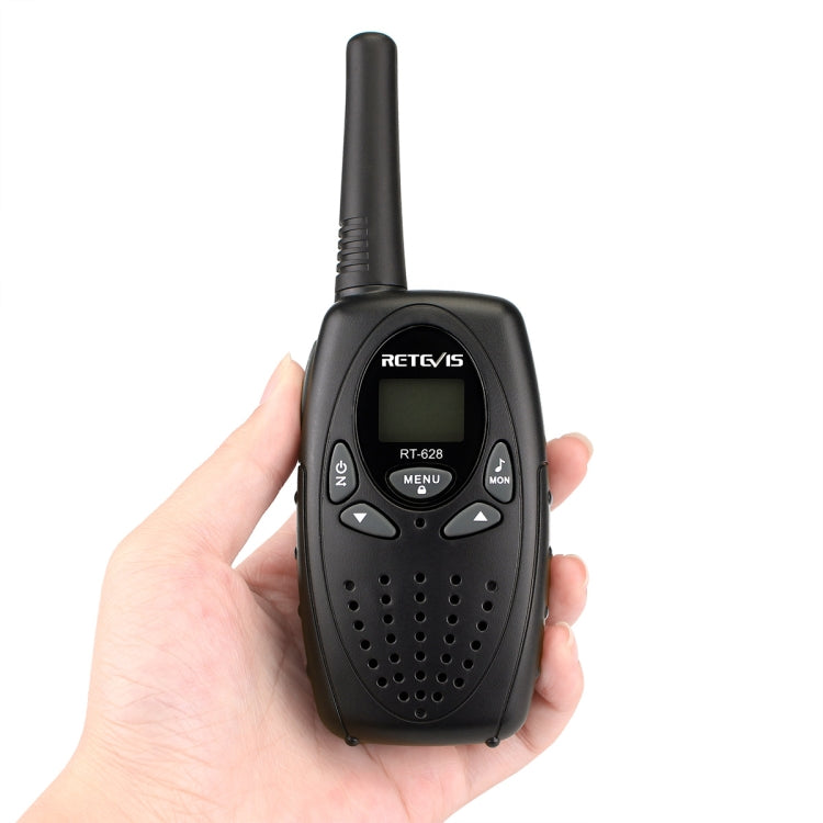 1 Pair RETEVIS RT628 0.5W US Frequency 462.550-467.7125MHz 22CHS Handheld Children Walkie Talkie(Black) - Children by RETEVIS | Online Shopping UK | buy2fix