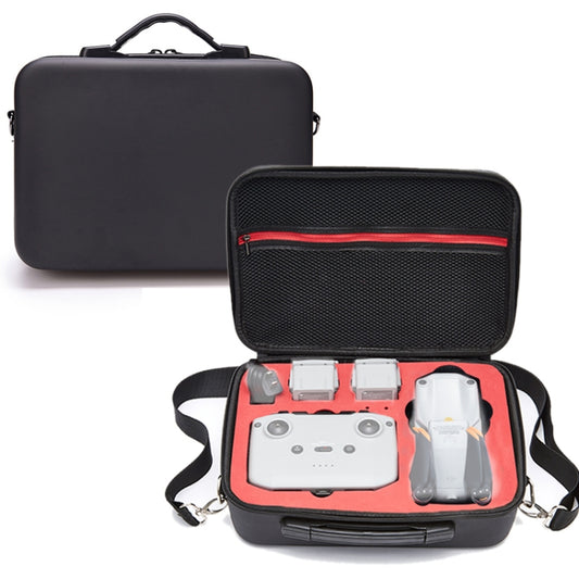 Portable Single Shoulder Storage Travel Carrying PU Cover Case Box for DJI Air 2S(Black + Red Liner) - DJI & GoPro Accessories by buy2fix | Online Shopping UK | buy2fix