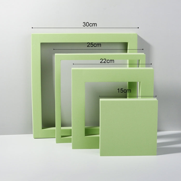 Cube Embedded Combo Kits Geometric Cube Solid Color Photography Photo Background Table Shooting Foam Props (Green) - Camera Accessories by buy2fix | Online Shopping UK | buy2fix