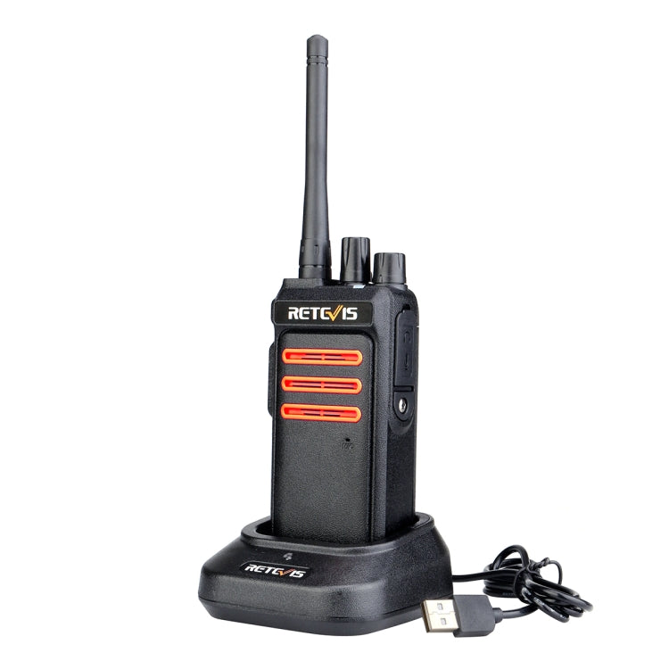 RETEVIS RT76 5W 30CHS GMRS Two Way Radio Handheld Walkie Talkie, US Plug(Black) - Handheld Walkie Talkie by RETEVIS | Online Shopping UK | buy2fix