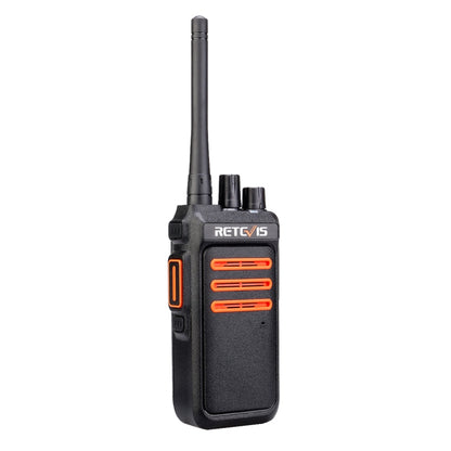 RETEVIS RT76 5W 30CHS GMRS Two Way Radio Handheld Walkie Talkie, US Plug(Black) - Handheld Walkie Talkie by RETEVIS | Online Shopping UK | buy2fix