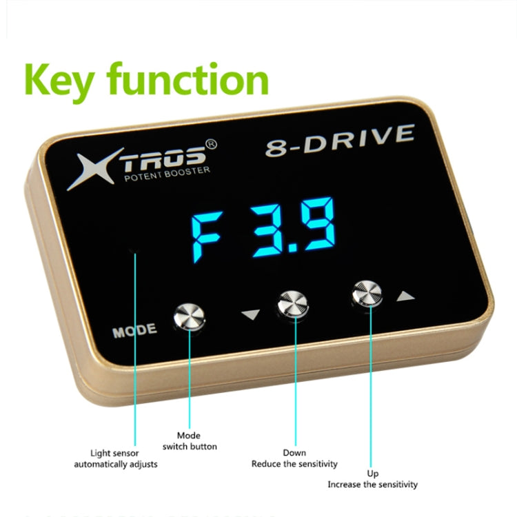 For Mitsubishi Pajero Sport 2016- TROS 8-Drive Potent Booster Electronic Throttle Controller Speed Booster - In Car by TROS | Online Shopping UK | buy2fix