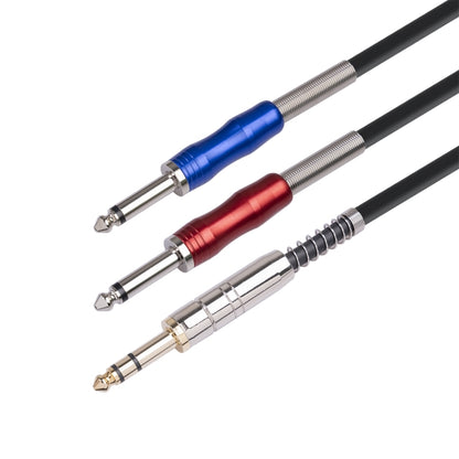 BLS0201-50 Stereo 6.35mm Male to Dual Mono 6.35mm Audio Cable, Length:5m - Consumer Electronics by buy2fix | Online Shopping UK | buy2fix
