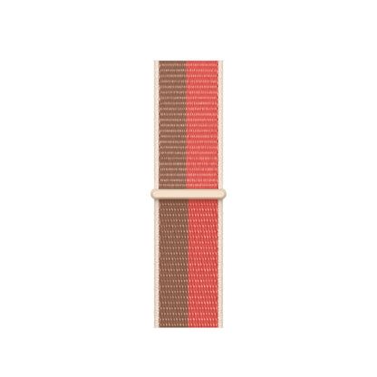 Loop Type Sport Watch Band For Apple Watch Ultra 49mm&Watch Ultra 2 49mm / Series 9&8&7 45mm / SE 3&SE 2&6&SE&5&4 44mm / 3&2&1 42mm (Pomelo Pink Wheat) - Watch Bands by buy2fix | Online Shopping UK | buy2fix