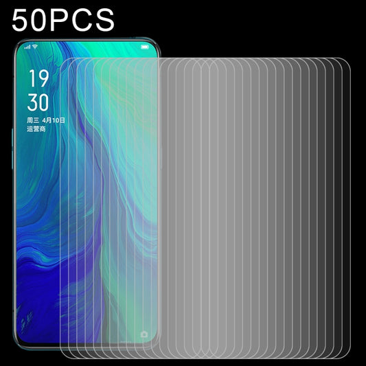 For OPPO Reno5 5G / Reno5 Z 5G 50 PCS 0.26mm 9H 2.5D Tempered Glass Film - OPPO Tempered Glass by buy2fix | Online Shopping UK | buy2fix