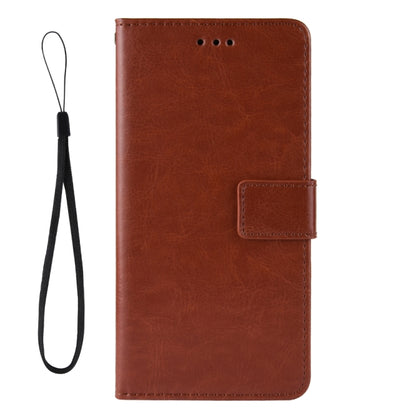 For vivo Y72 5G / iQOO Z3 Crazy Horse Texture Horizontal Flip Leather Case with Holder & Card Slots & Lanyard(Brown) - OPPO Cases by buy2fix | Online Shopping UK | buy2fix