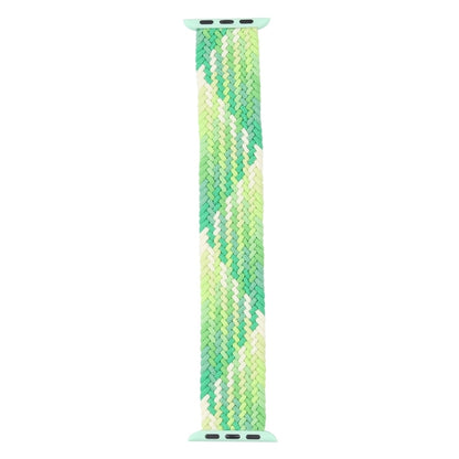 Single Loop Weaving Nylon Watch Band, Size: M 155mm For Apple Watch Ultra 49mm&Watch Ultra 2 49mm / Series 9&8&7 45mm / SE 3&SE 2&6&SE&5&4 44mm / 3&2&1 42mm(Lime) - Watch Bands by buy2fix | Online Shopping UK | buy2fix