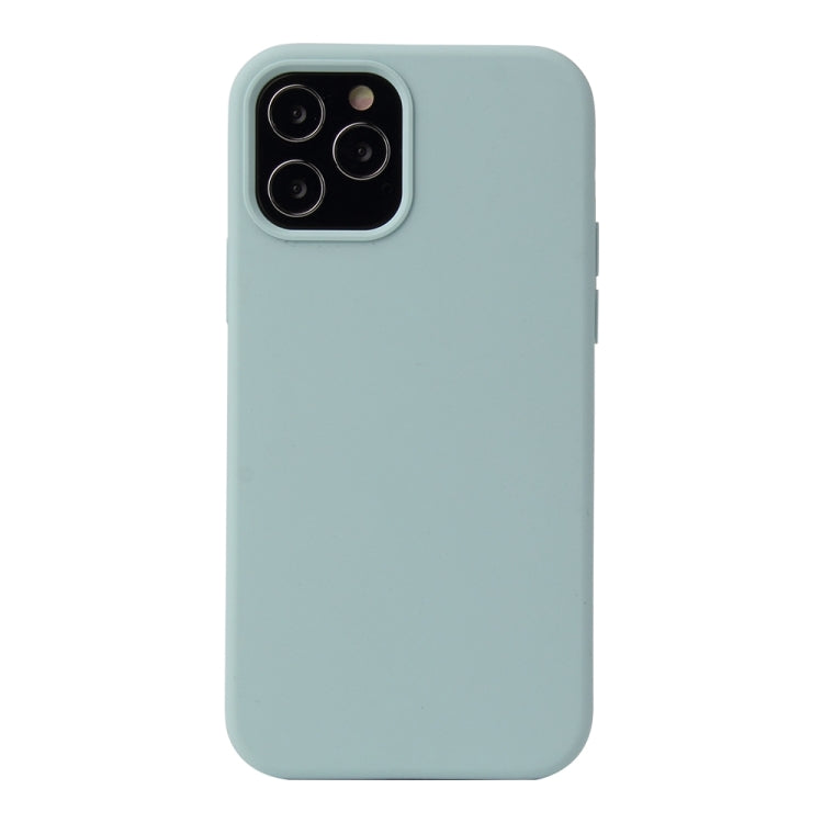 For iPhone 13 Solid Color Liquid Silicone Shockproof Protective Case(Emerald Green) - iPhone 13 Cases by buy2fix | Online Shopping UK | buy2fix