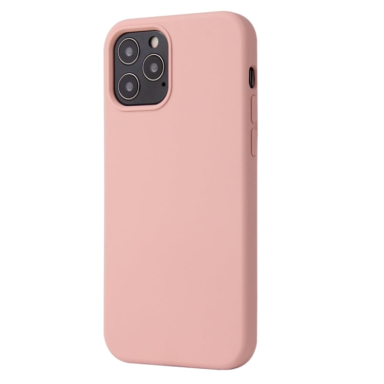 For iPhone 13 Solid Color Liquid Silicone Shockproof Protective Case(Sakura Pink) - iPhone 13 Cases by buy2fix | Online Shopping UK | buy2fix