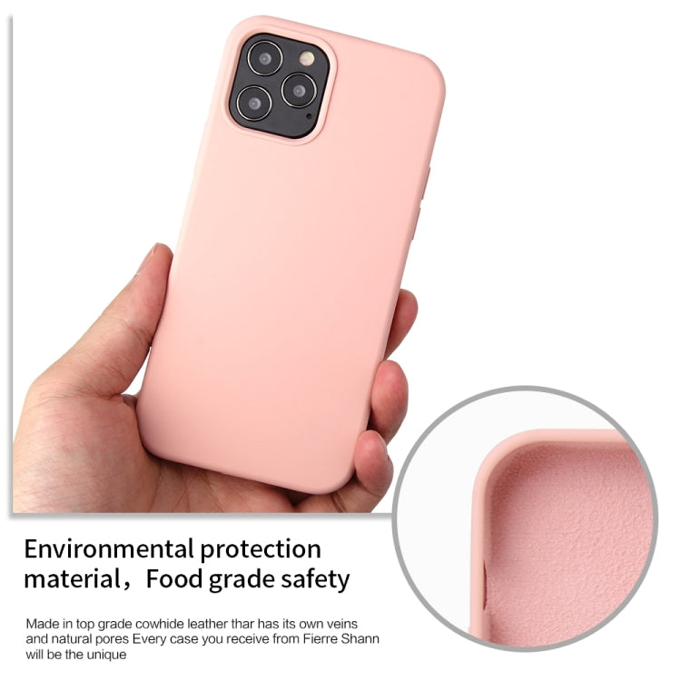 For iPhone 13 Pro Solid Color Liquid Silicone Shockproof Protective Case (Carmine) - iPhone 13 Pro Cases by buy2fix | Online Shopping UK | buy2fix